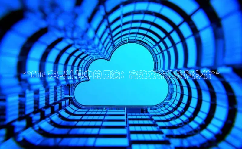 EON4登录天键股份**FTP 在云计算中的用途：高效文件传输和存储**