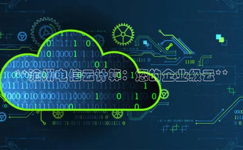 EON4代理滴滴出行**沧州电信云计算：您的企业级云**